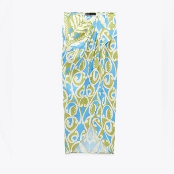 ZARA Crop Top and Wrap Skirt - Matching Set - Picture 4 of 9